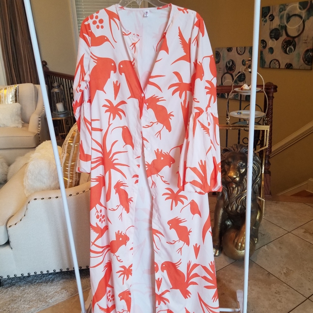 Floor length dress/cover up